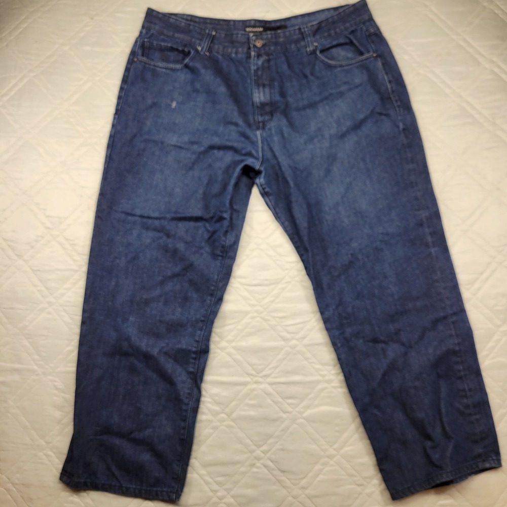 ROCAWEAR Distressed Classic Fit blue jeans‎ size 43X30